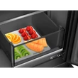 Kép 11/14 - Hisense RQ600P7SKE Side by Side Francia ajtós, Multidoor hűtőszekrény, Wifi, No Frost, Fekete, Betekintő ablak, UV szűrt vízadagoló, TFT Kijelző