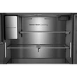 Kép 14/14 - Hisense RQ600P7SKE Side by Side Francia ajtós, Multidoor hűtőszekrény, Wifi, No Frost, Fekete, Betekintő ablak, UV szűrt vízadagoló, TFT Kijelző