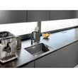 Kép 4/5 - Laveo TORO Konyhai álló csaptelep L alakú kiömlővel, Szín: fekete
