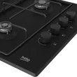 Kép 3/5 - Beko HIBG64120SB Beépíthető Fekete Gázfőzőlap