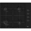 Kép 1/5 - Beko HIBG64120SB Beépíthető Fekete Gázfőzőlap