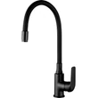 Kép 1/3 - Laveo ELZA Konyhai csaptelep rugalmas tömlővel, Szín:matt fekete