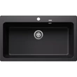 Kép 1/7 - BLANCO NAYA XL 9 Silgranit mosogatótálca, fekete,  excenter nélkül