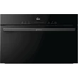 Kép 1/4 - Gorenje BM341M3DBGH Beépíthető mikró, 34 L, fekete üveg, lefelé nyíló ajtó