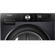 Kép 2/4 - Hisense DH3S902BB3 Szárítógép,  9 kg / 125l, "C", LED képernyő érintőgombokkal, TwinFlow kétirányú levegőbefújás, WIFI ConnectLife alkalmazás,AntiCrease gyűrődésmentesítő funkciók  Dobvilágítás,  fekete