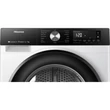 Kép 2/6 - Hisense DH3S902BW3 Szárítógép, 9 kg / 125l, "C" , LED képernyő érintőgombokkal, TwinFlow kétirányú levegőbefújás, WIFI ConnectLife alkalmazás,AntiCrease gyűrődésmentesítő funkciók  Dobvilágítás,