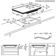 Kép 2/4 - Electrolux EIS8959 SensePro beépíthető indukciós főzőlap, FlexiBridge funkció, Hob2Hood, maghőmérő, 80 cm