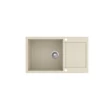 Kép 1/2 - EVIDO Cubo XL 6S compact gránit mosogató, 860 x 500 mm, bézs