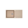 Kép 1/2 - EVIDO Cubo XL 6S compact gránit mosogató, 860 x 500 mm, avena
