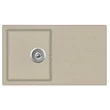 Kép 1/3 - EVIDO Easy 45S gránit mosogató, 760 x 440 mm, bézs
