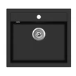 Kép 1/4 - EVIDO Quadro 6 gránit mosogató, 562 x 510 mm, antracit