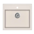 Kép 1/4 - EVIDO Quadro 6 gránit mosogató, 562 x 510 mm, bézs