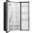 Kép 4/10 - Gorenje NRS917E61BX Side by Side hűtő, űrtartalom: 347/181l,  NO-FROST, INVERTERES kompresszor,  vízadagoló, automata jégadagoló, inox-fekete