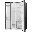 Kép 5/10 - Gorenje NRS917E61BX Side by Side hűtő, űrtartalom: 347/181l,  NO-FROST, INVERTERES kompresszor,  vízadagoló, automata jégadagoló, inox-fekete