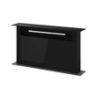Kép 1/7 - Kluge KLD6000BLG pultból kiemelkedő fekete páraelszívó, 60cm
