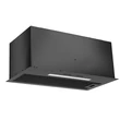 Kép 1/9 - Kluge KMV6011BL beépíthető matt fekete páraelszívó, 60cm, 17cm magas