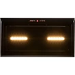 Kép 13/19 - Kluge KOV5003BLGH beépíthető matt fekete páraelszívó, 60cm