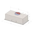 Kép 10/13 - Kluge KOV5012BL beépíthető fekete páraelszívó, 60cm, 17cm magas