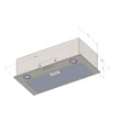 Kép 11/13 - Kluge KOV5012BL beépíthető fekete páraelszívó, 60cm, 17cm magas