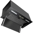 Kép 1/7 - Kluge KOV6600BLG beépíthető fekete páraelszívó, 60cm, TC