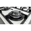 Kép 12/13 - Kluge KPG6010WG beépíthető gáz főzőlap, 60 cm, fehér üveg, WOK égő