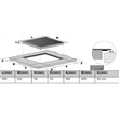 Kép 7/7 - Kluge KPI6016BP beépíthető indukciós főzőlap, 60cm, fekete ü., Bridge zóna