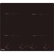 Kép 1/7 - Kluge KPI6023BB beépíthető indukciós főzőlap, 60cm, fekete ü., forgógombos