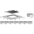 Kép 6/7 - Kluge KPI6023BB beépíthető indukciós főzőlap, 60cm, fekete ü., forgógombos