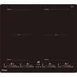 Kép 1/6 - Kluge KPI6045BP beépíthető indukciós főzőlap, 60cm, fekete ü., 2 Flexi zóna