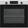 Kép 1/10 - Kluge KTE1021X beépíthető multifunkicós inox/fekete sütő, 78L