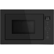 Kép 1/16 - Kluge KTM2620B beépíthető mikrohullámú sütő grillel, 25L, fekete üveg