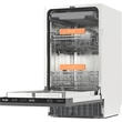Kép 6/9 - Kluge KVD4610P beépíthető mosogatógép, 45 cm, időkijelző a padlón