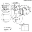 Kép 2/5 - Electrolux LVL9E2XZ CombiQuick/MealAssist beépíthető kompakt sütő - mikrohullámú sütő, maghőmérő, Wifi