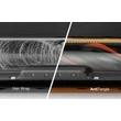 Kép 6/15 - Gorenje SVC296449NMBL ÁLLÓ POSZÍVÓ 2IN1 ANIMAL - 250W; 2in1 porszívó + morzsaporszívó; InverterPower motor; Teljesítmény:190W; AntiTangle technológia; HEPA szűrő; Beépített LED világítás; Pet grooming szett;akár 60 perces működés