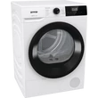 Kép 1/7 - Gorenje D2HNE7E ESSENTIAL+,  7 kg , "E" , hőszivattyús, LED képernyő érintőgombokkal,  ReFresh és gyűrődésmentesítő program, 84,5/59,5/51cm, fehér-fekete szín