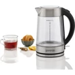 Kép 2/6 - Gorenje K17GDWII Üveg VÍZFORRALÓ  1,7 liter, 2200W, üveg, belső világítással, automatikus kikapcsolás, 360°-ban elforgatható, fehér működés visszajelző, inox