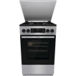 Kép 1/8 - Gorenje GKS5C71XF Kombinált tűzhely, 4 gázégő, elektromos multifunkciós sütő Pizza funkcióval,kijelző, fém tetővel, teleszkópos sütősín, lassú ajtózáródás, air fry, fém tető, szürke szín, gőzfunkcióval Kép 1/8 - Gorenje GKS5C71XF Kombinált tűzhely, 4 gázégő, elektromos multifunkciós sütő Pizza funkcióval,kijelző, fém tetővel, teleszkópos sütősín, lassú ajtózáródás, air fry, fém tető, szürke szín, gőzfunkcióval