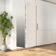 Kép 6/11 - Gorenje NRKI619D61WFE Beépíthető kombinált hűtőszekrény, 208/76l TotalNoFrost,  "E" , INVERTER kompresszor, CrispZone , FreshZone, 193x540x545mm