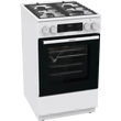Kép 3/15 - Gorenje GKS5C75WF  KOMBINÁLT TŰZHELY,  70l, HomeMadePlus kemence formájú sütőkamra,"A"  max. hőmérséklet 275°C,   multifunkciós sütő ExtraSteam GŐZFUNKCIÓval, Pizza, AirFry , GentleClose lassú ajtózáródás, tető nélkül, fehér szín, 85/50/59,4cm