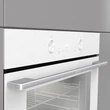 Kép 3/10 - Gorenje BOS6737E06PWG Beépíthető multifunkciós sütő, 12 funkc, ExtraSteam - hozzáaadott gőzfunkció, 77 liter HomeMadePlus, GentleClose lassú ajtózáródás, GentleOpen - lecsapodás nélküli ajtónyitás, teleszkópos sütősín , fehér üveg előlappal