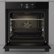 Kép 4/7 - Gorenje BOS6747A05DG Beépíthető multifunkciós sütő, 12 mód, Extra steam, 77 liter HomeMadePlus,  "A+" , GentleClose lassú ajtózáródás, GentleOpen - lecsapodás nélküli ajtónyitás, teleszkópos sütősín két szinten,  fekete üveg előlappal