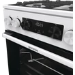 Kép 6/15 - Gorenje GKS5C75WF  KOMBINÁLT TŰZHELY,  70l, HomeMadePlus kemence formájú sütőkamra,"A"  max. hőmérséklet 275°C,   multifunkciós sütő ExtraSteam GŐZFUNKCIÓval, Pizza, AirFry , GentleClose lassú ajtózáródás, tető nélkül, fehér szín, 85/50/59,4cm