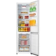 Kép 3/4 - Gorenje NRK620EAW4 Alulfagyasztós kombi hűtőszekrény - Integrált fogantyúval  238/98l, "E" , TOTAL NO FROST , külső kijelző az ajtón érintővezérléssel, CRIPS ZONE , ConvertFreshZone , fehér, 200,4x59,5x59cm