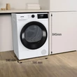 Kép 5/12 - Gorenje D2HNE9D ESSENTIAL,  9 kg , "D" , hőszivattyús, LED képernyő érintőgombokkal,  PowerDrive inverteres motor, ReFresh funkció, gyűrődésmentesítő funkciók,  84,5/59,5/59cm