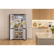 Kép 8/8 - Gorenje NRM819E61BX MultiDoor (4ajtós) hűtő,  311/149l,  "E" ,  NO-FROST PLUS, INVERTERES kompresszor, FressZone, ConvertZone átalakítható rekesz, inox-fekete/széncsiszolt, 1900/794/650mm