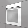 Kép 5/10 - Gorenje BOS6737E06PWG Beépíthető multifunkciós sütő, 12 funkc, ExtraSteam - hozzáaadott gőzfunkció, 77 liter HomeMadePlus, GentleClose lassú ajtózáródás, GentleOpen - lecsapodás nélküli ajtónyitás, teleszkópos sütősín , fehér üveg előlappal (a BOS6737E06W
