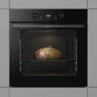 Kép 3/9 - Gorenje BOS6737E05DBG Beépíthető multifunkciós sütő, 12 funkc, ExtraSteam, 77 liter HomeMadePlus,  "A+" , GentleClose lassú ajtózáródás, teleszkópos sütősín, GentleOpen - lecsapodás nélküli ajtónyitás, fekete üveg előlappal