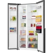 Kép 7/8 - Gorenje NRS917E41BX Side by Side hűtő,  347/197l,  "E" , TOTAL NO-FROST, INVERTERES kompresszor, ConvertFreshZone , fekete-inox, 1786/911/615mm