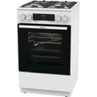 Kép 8/15 - Gorenje GKS5C75WF  KOMBINÁLT TŰZHELY,  70l, HomeMadePlus kemence formájú sütőkamra,"A"  max. hőmérséklet 275°C,   multifunkciós sütő ExtraSteam GŐZFUNKCIÓval, Pizza, AirFry , GentleClose lassú ajtózáródás, tető nélkül, fehér szín, 85/50/59,4cm