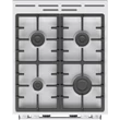 Kép 9/15 - Gorenje GKS5C75WF  KOMBINÁLT TŰZHELY,  70l, HomeMadePlus kemence formájú sütőkamra,"A"  max. hőmérséklet 275°C,   multifunkciós sütő ExtraSteam GŐZFUNKCIÓval, Pizza, AirFry , GentleClose lassú ajtózáródás, tető nélkül, fehér szín, 85/50/59,4cm